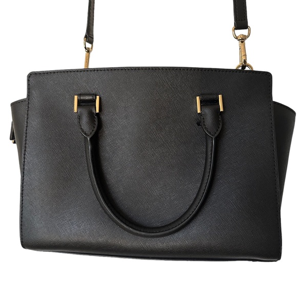 MICHAEL KORS Selma Medium Saffiano Leather Cossbody Bag EXCELLENT CONDITION - Picture 3 of 15